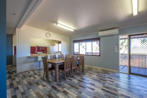 Euston Club Resort Cabin 10 dining 